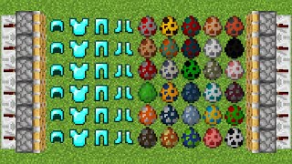 X300 diamond armor and all eggs combined