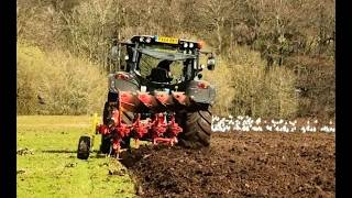 Black Valtra on the Plough