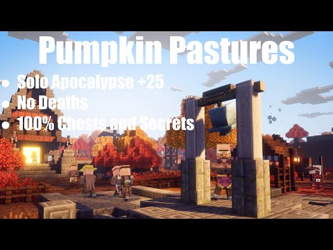 Minecraft Dungeons Pumpkin Pastures Solo Apocalypse 25 No Deaths 