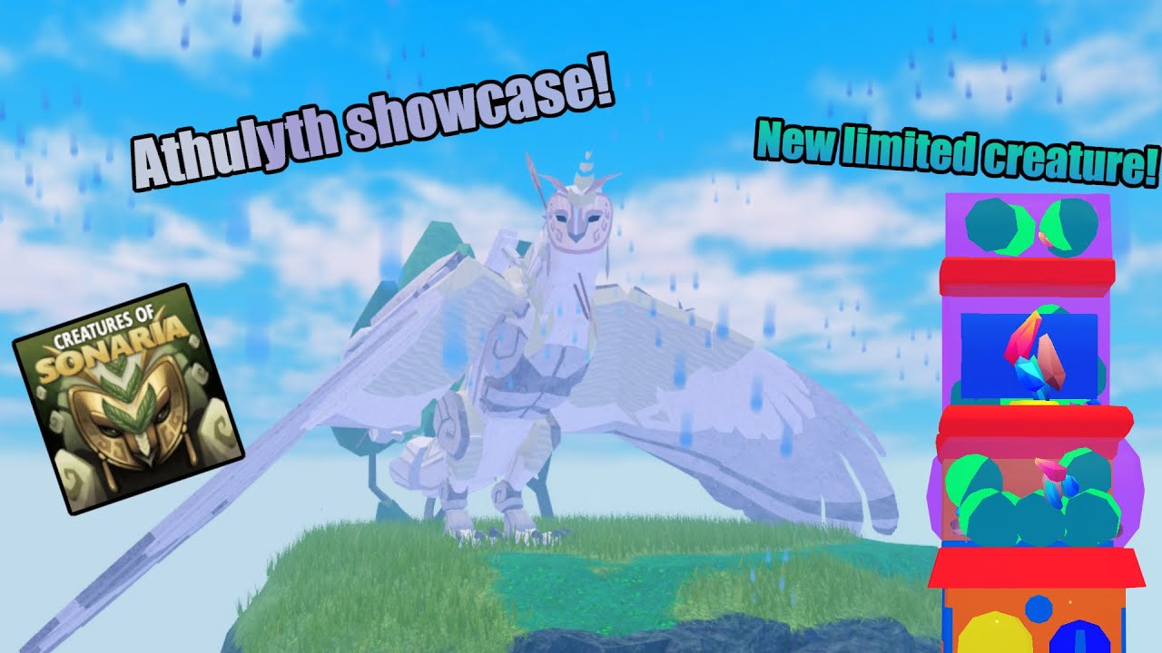 New limited creature! Athulyth showcase!🦉 Creatures of Sonaria YouTube
