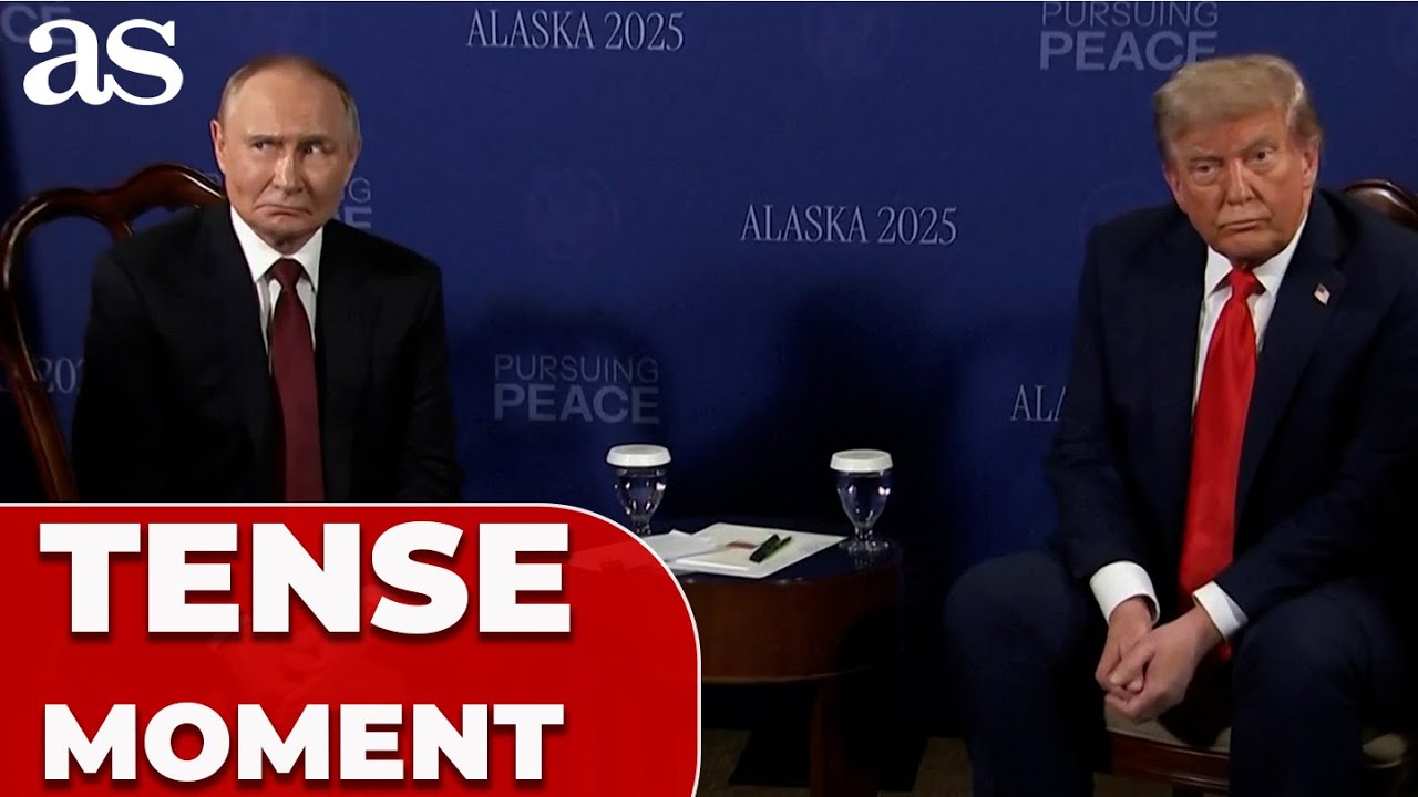 TRUMP-PUTIN photo moment TURNS AWKWARD as Putin FACES PRESS