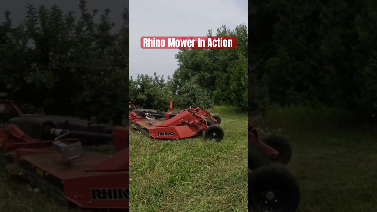 Check out our brand new orchard mower! 