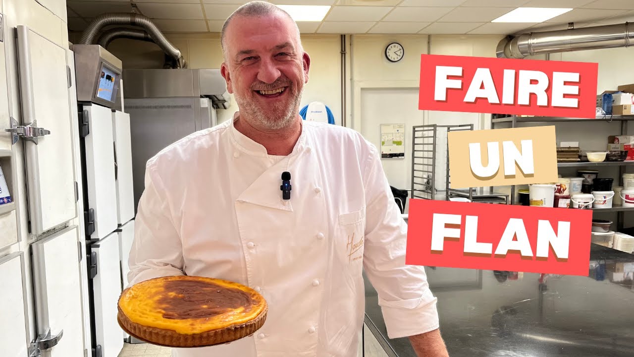 Comment faire un flan ? Tuto pas à pas de Sébastien Houcke, Boulangerie pâtisserie Houcke Hazebrouck