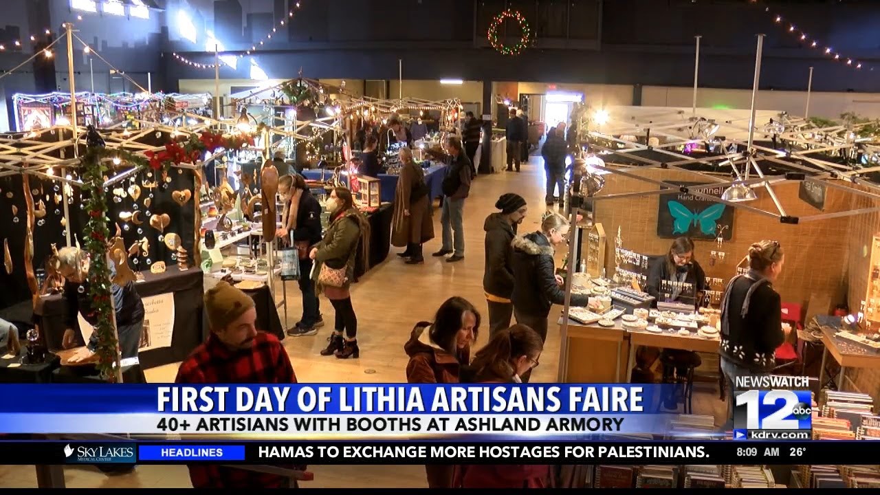 The Lithia Artisans Faire is in the Ashland Armory this weekend