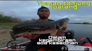 TOMAN MORIB |INFLATABLE BOAT FISHING VLOG| #vlog36