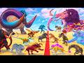 Incredible Animals Race vs Dinosaurs vs Prehistoric Mammals Speed Race Run: Who Will Win? ARBS