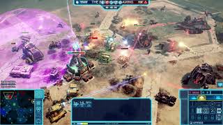 Command & Conquer 4: Tiberian Twilight - 4v4 Skirmish HARD - Bridge to Nowhere - Gameplay PC