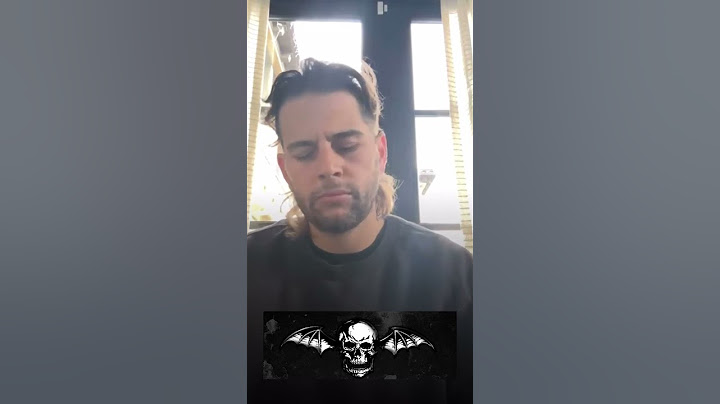 Avenged Sevenfold's M. Shadows on Piano