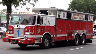 DCFD Rescue Squad 1 Responding