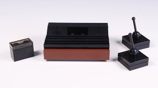 How to Build a LEGO Atari 2600 w/ Joysticks for Minifigs