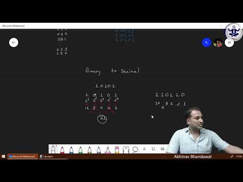 JNP1C3P4 Binary to Decimal Conversion | By Abhinav Bhandawat | In Hindi