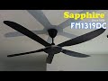 56" Sapphire FM-1319DC Ceiling fan (1-2, 2025 December Remake) [Kipas siling