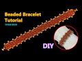 Seed beads bracelet weave, How to make beaded jewelry tutorial