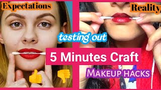 Testing out *viral* makeup hacks by 5 ...