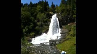 Waterfalls in Bergen Norway