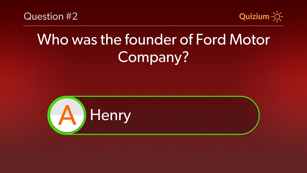 Ford Quiz When did Ford Motor sell its subsidiary company Land Rover to