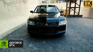 Mitsubishi Lancer Evolution IX MR - Cyberpunk 2077 | RTX 8K Ultra Graphics Mod!