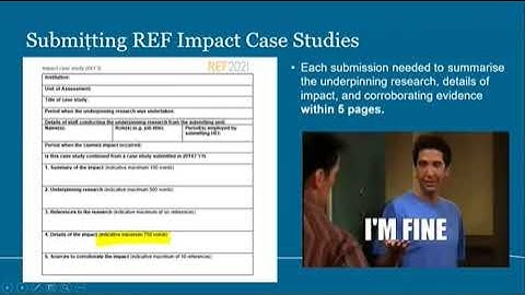 Writing Impact in REF2021 Impact Case Studies