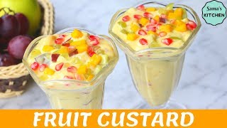 Perfect Fruit Custard Recipe|How to Make Fruit Custard | Healthy Dessert Recipe to Impress Everyone