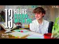 LIVE | 13-HOUR study with me 📚🌧 rain sounds & pomodoro timer 60 & 10