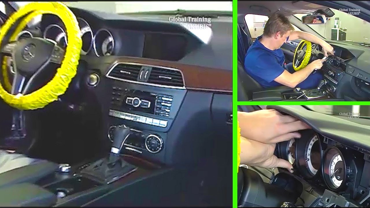 MercedesBenz CClass How to Remove and Install the Instrument