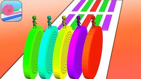 Satisfying Mobile Games 2023 - Sky Rolling Balls, Man Runner 2048, Layers Roll ...