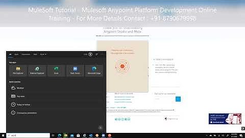 Mulesoft Anypoint Platform Development Online Training Video