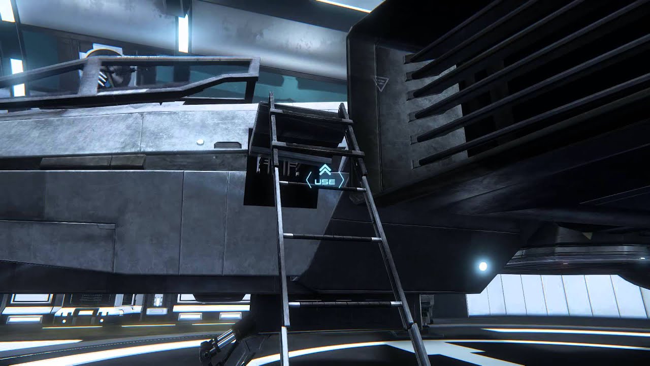 Star Citizen - My Hornet in the hangar waiting for takeoff - YouTube