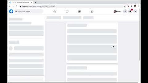 Facebook Live via mini