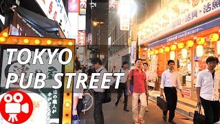Tokyo Kitasenju cheap Japanese Pub area night walking - 4K 60FPS HDR