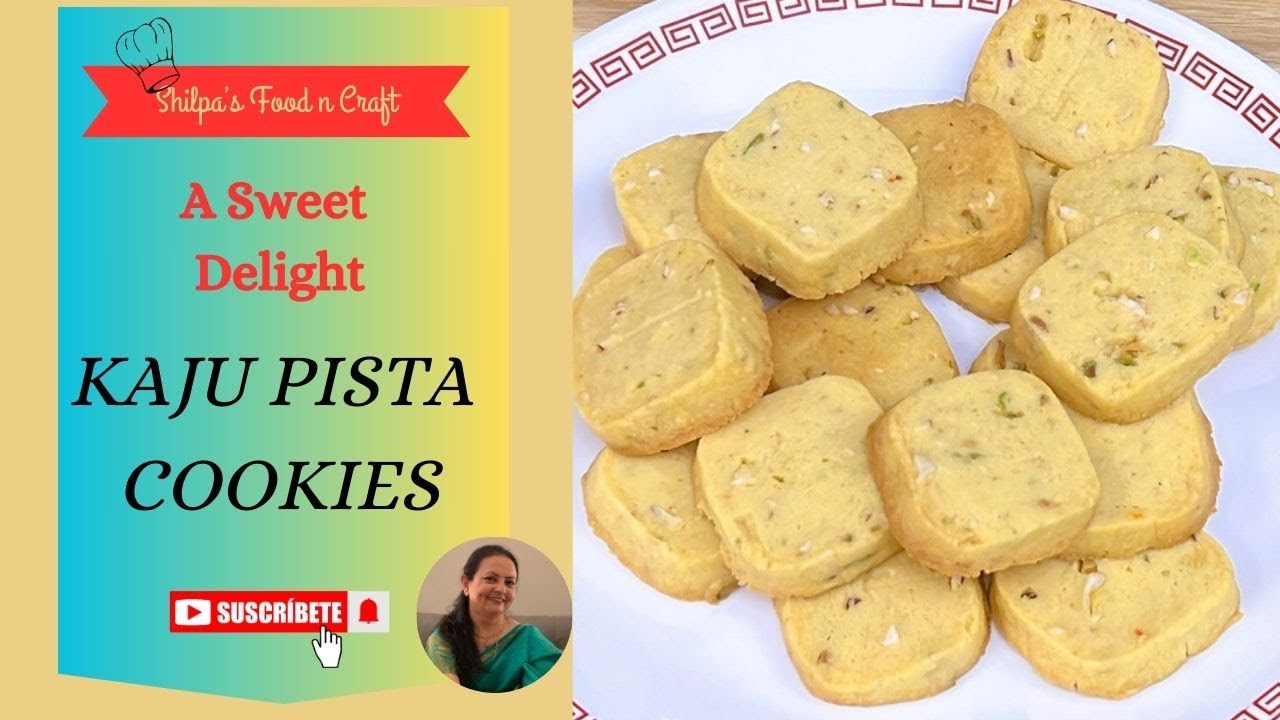 Kaju Pista Cookies Recipe : Easy & Irresistible| काजू पिस्ता कुकीज़ परफेक्ट चाय टाइम स्नैक 