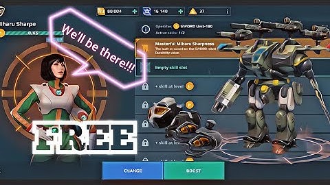 War Robots: SWORD Unit from free common data pads.