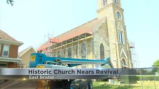 Historic East Bristol church rebuilds two months after April storms ripped off its roof