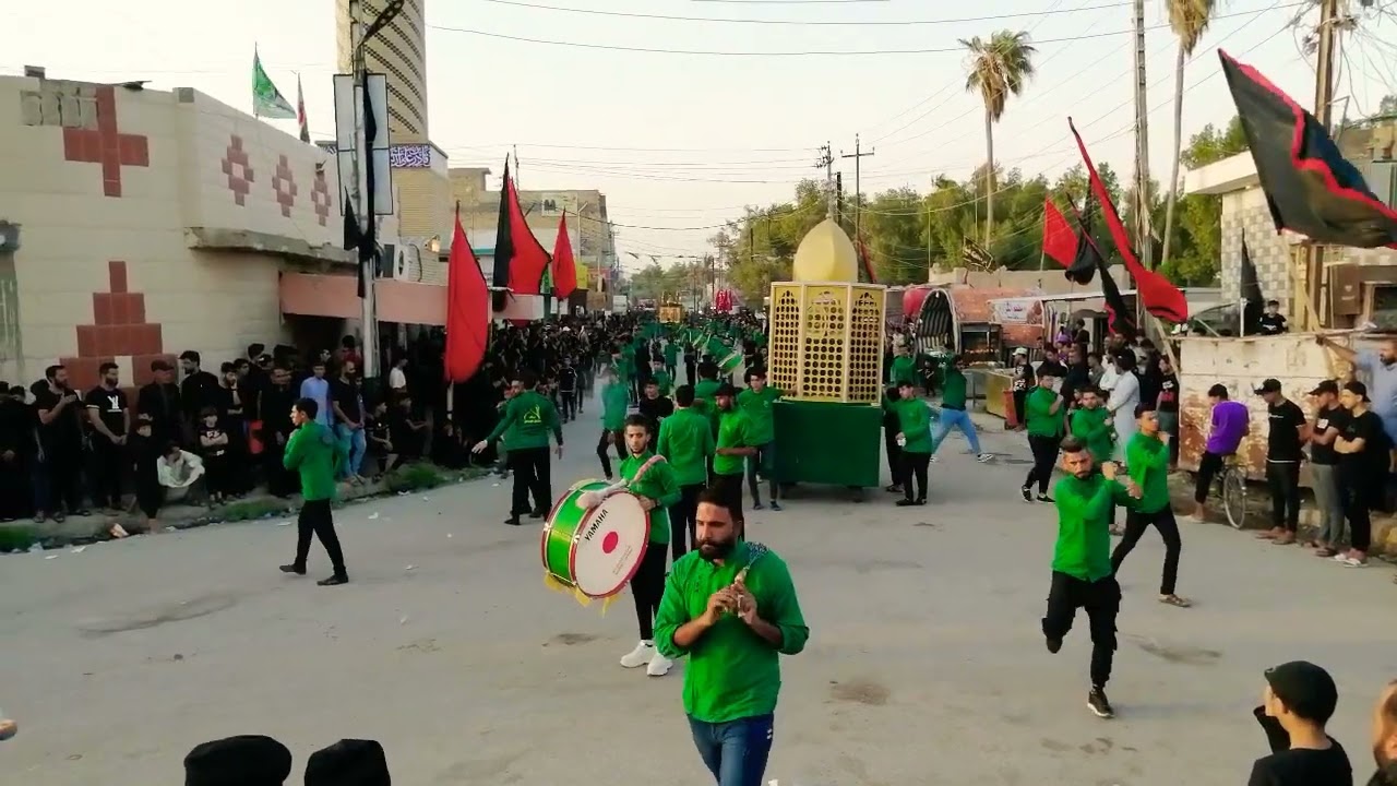 اكبر استعراض موكب زنجيل في الناصريه / موكب عشاق العباس (ع) ٦ محرّم ١٤٤٤ هـ قضاء النصر