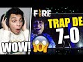 ¡REACCIONANDO al TRAP de 7-0 de FREE FIRE! *me sorprendo por esto*