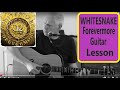 Whitesnake Forevermore acoustic