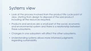MGT345 - Chapter 3 - Sustainability