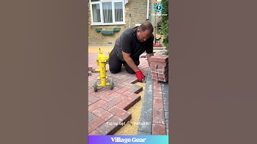 Brick Tetris CHAMPIONS! 🧱 This Paving is So Satisfying! #oddlysatisfying #pavingbricks #diyprojects