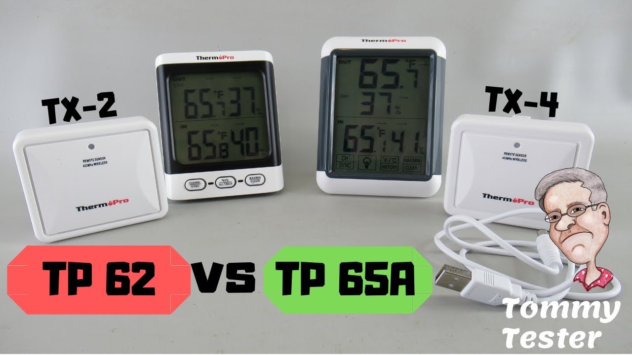 ThermoPro TP62 Indoor Outdoor Wireless Temperature and Humidity
