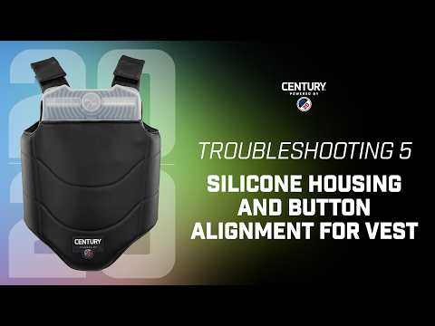 Troubleshooting 5 - Silicone Housing and Button Alignment for Vest