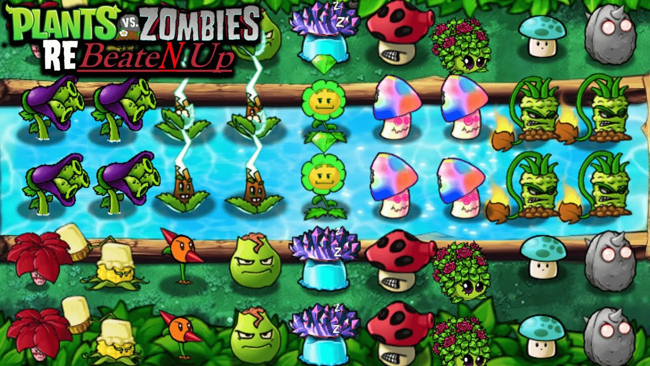 Plants vs Zombies ReBeaten Up v4.0 | Solar Flare, Junkie Shroom, Lil Pokey & More | Download