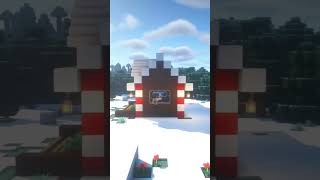 Build a simple christmas house #shotsminecraft  #minecraftbuild #minecrafttutorial #minecrafthouse