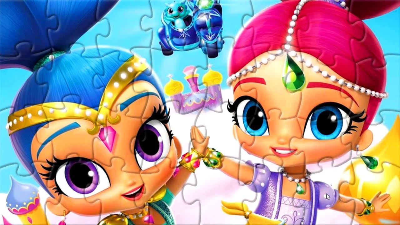 Shimmer and Shine -Online Puzzle for Toddlers - YouTube