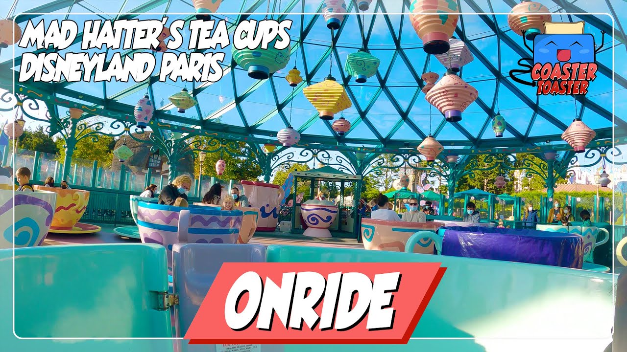Mad Hatter's Tea Cups Disneyland Paris Zamperla Tea Cups POV