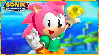 Sonic Superstars - Full Game Playthrough (Amy gameplay)