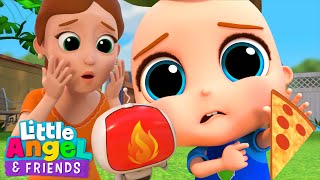 Be Safe, Baby John! | Hot and Cold Opposite Song | Little Angel And Friends Kid Songs