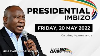 Cyril Ramaphosa visits Mpumalanga for Presidential Imbizo | On the Road with the Presidency ZA