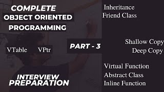 Complete Object Oriented Programming Interview Preparation - Part 3 | OOPs by Arpit