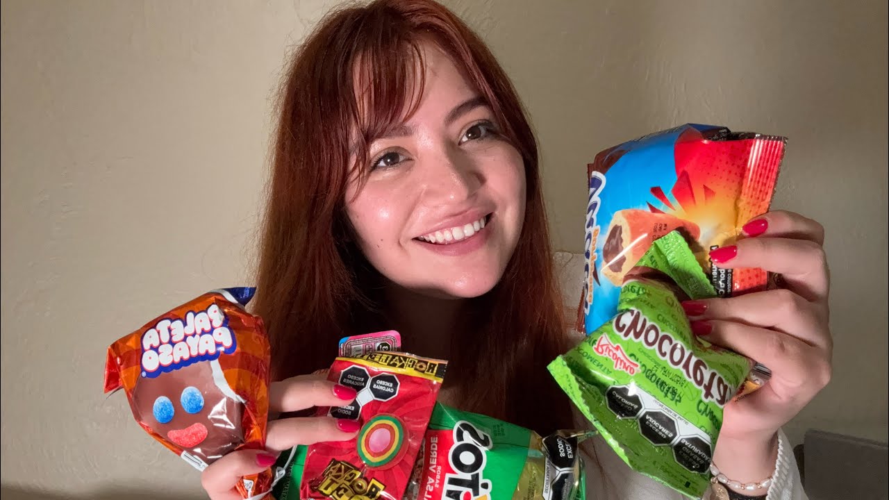 ASMR-COMIENDO DULCES MEXICANOS #eatingsounds#asmrsounds#comiendo#dulcesmexicanos 