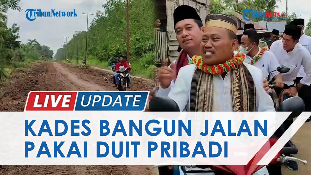 Viral Kades di Banyuasin Bangun Jalan Pakai Uang  Pribadi, Bupati Beri Apresiasi dan Beri Bantuan